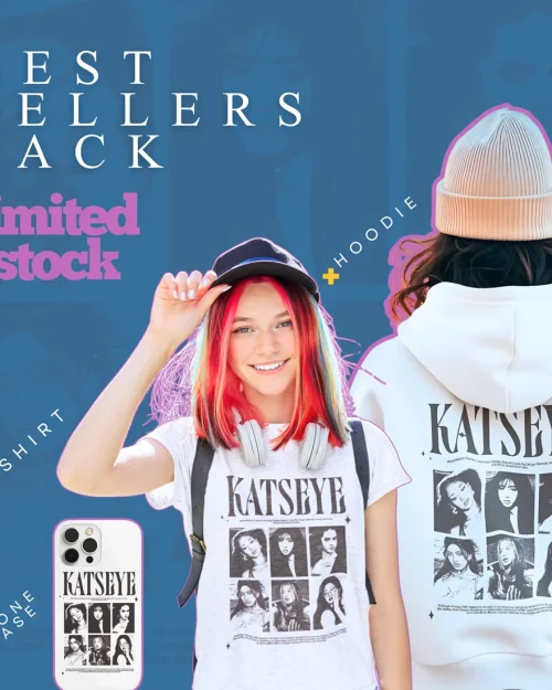 Katseye Best Sellers Pack: Hoodie + T-Shirt + Case