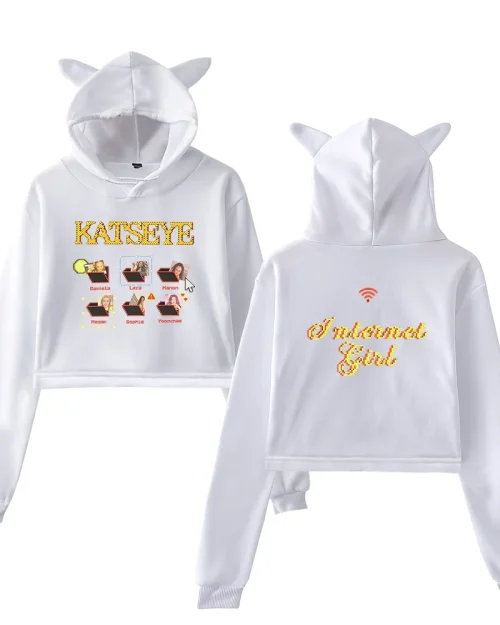 Katseye Cropped Hoodie #6